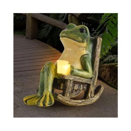 Miniature Frog Garden Statue Halloween Decorations